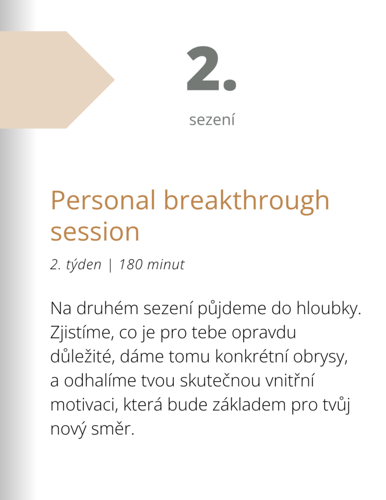 Personal breakthrough session